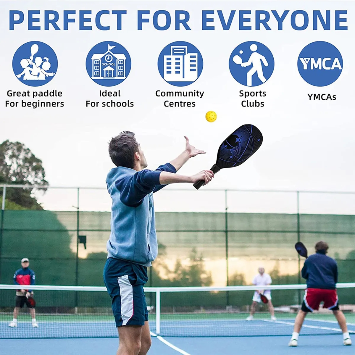 Pickleball Paddles Set 5