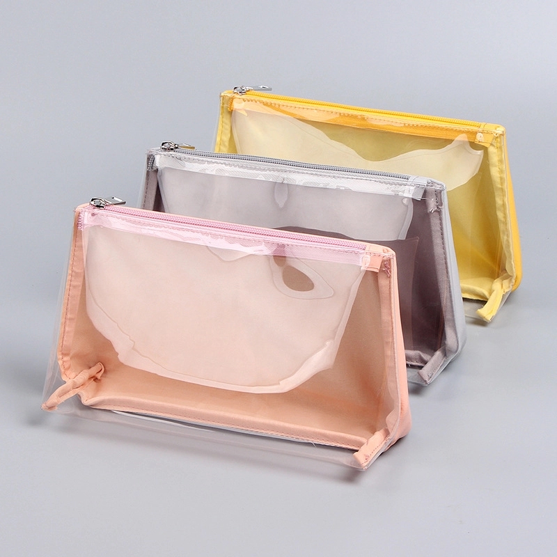Transparent PVC Travel Makeup Pouch & Cosmetic Toiletry Bag 2