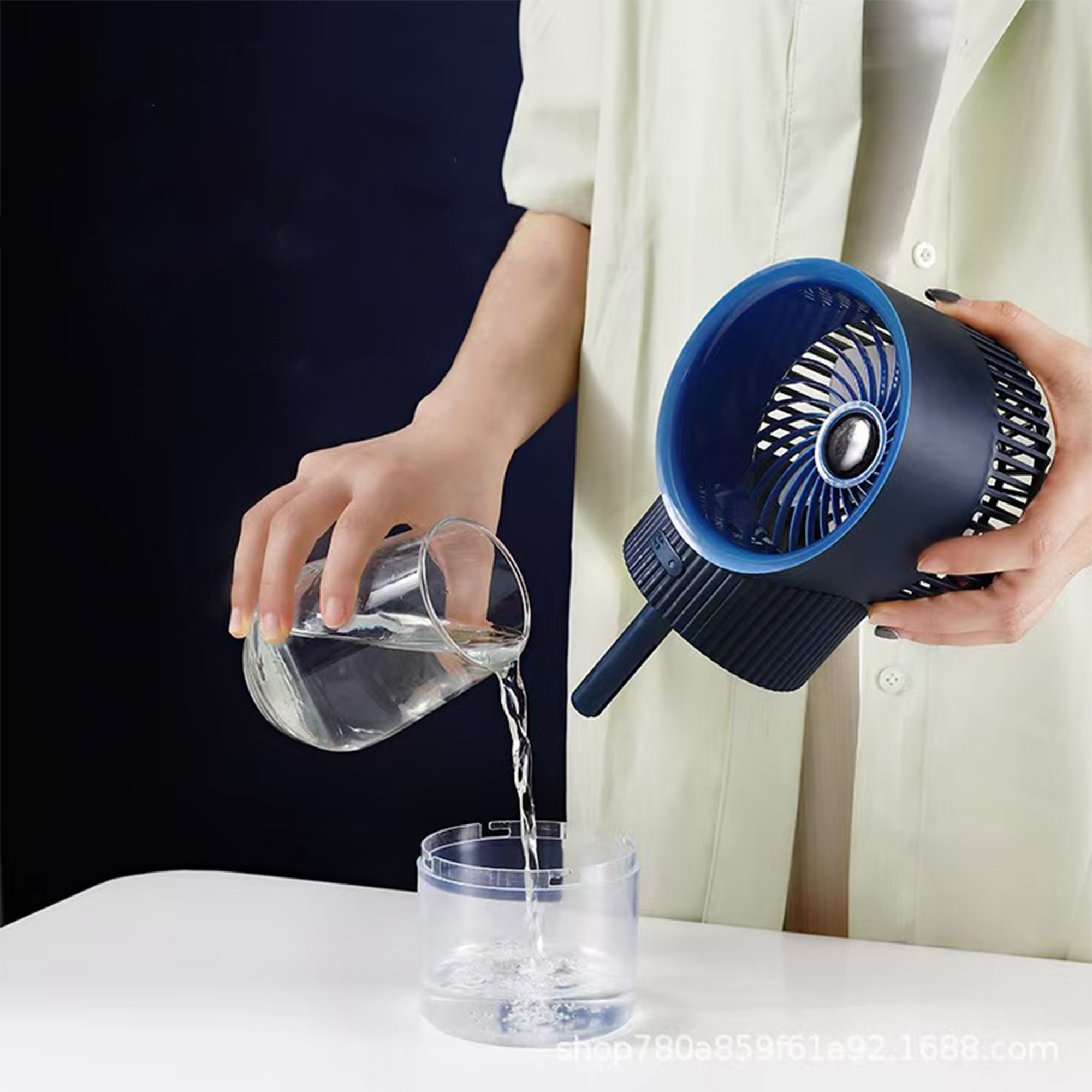 Plastic Personalized 2-in-1 Fan Humidifier 2