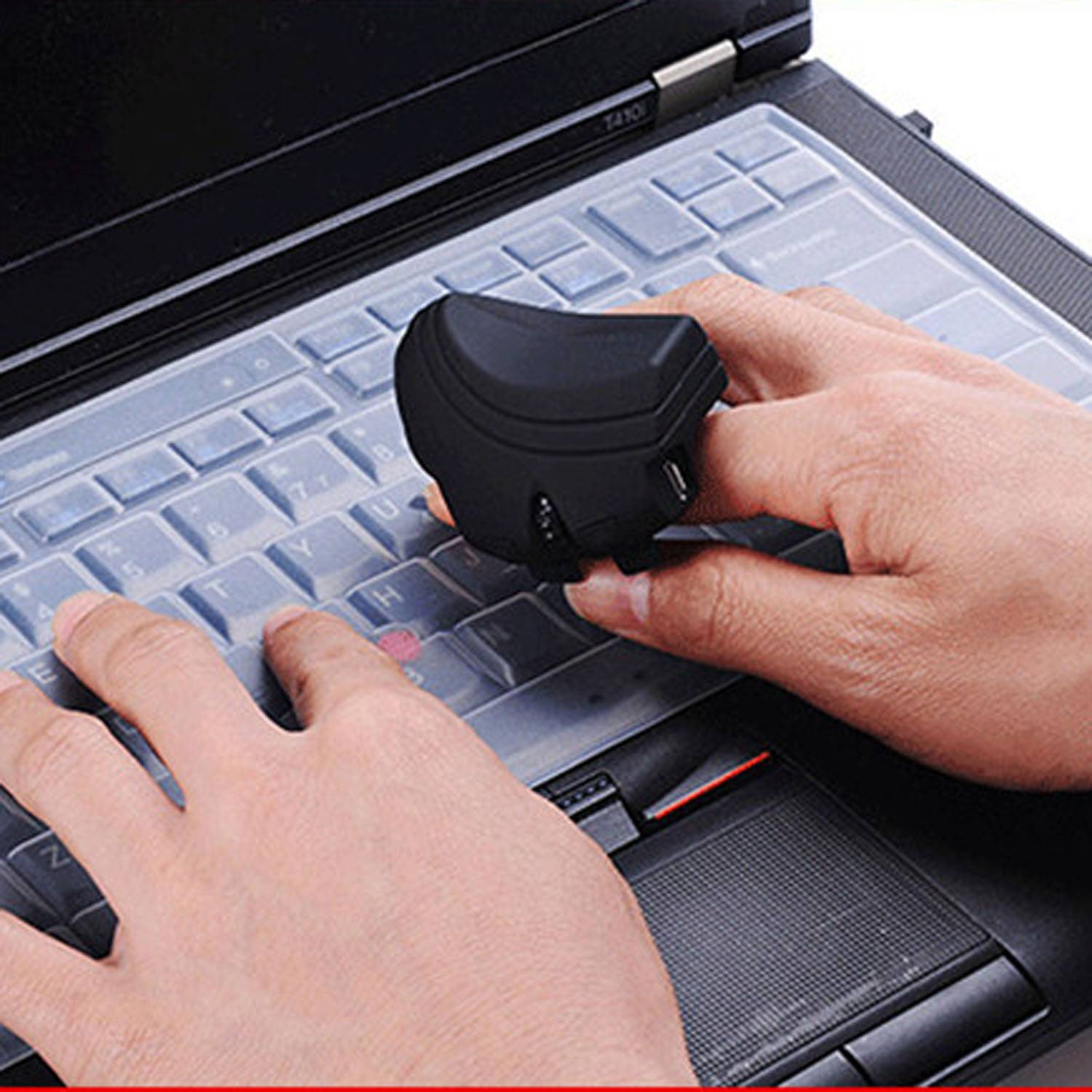 Mini Wireless Finger USB Drived Mouse 8
