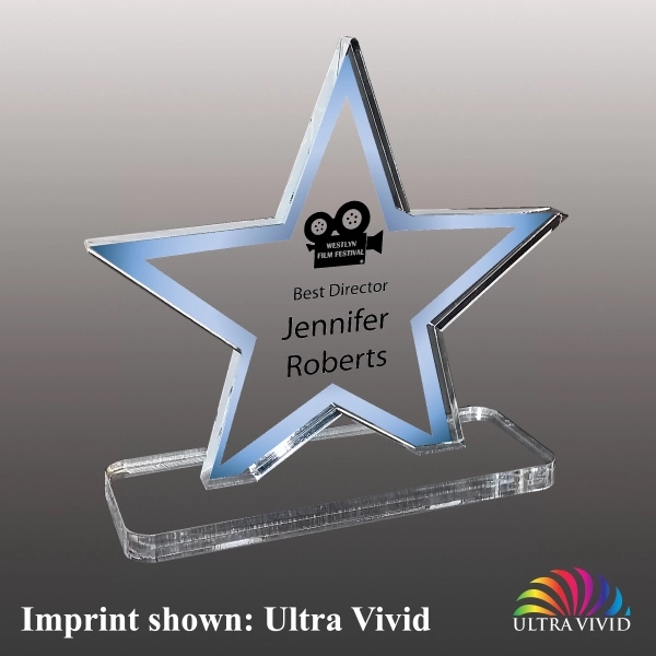 Acrylic Star Award - Ultra Vivid Color
