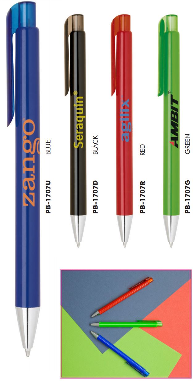 Plantagenet-1707 Promotional Click Pens 2