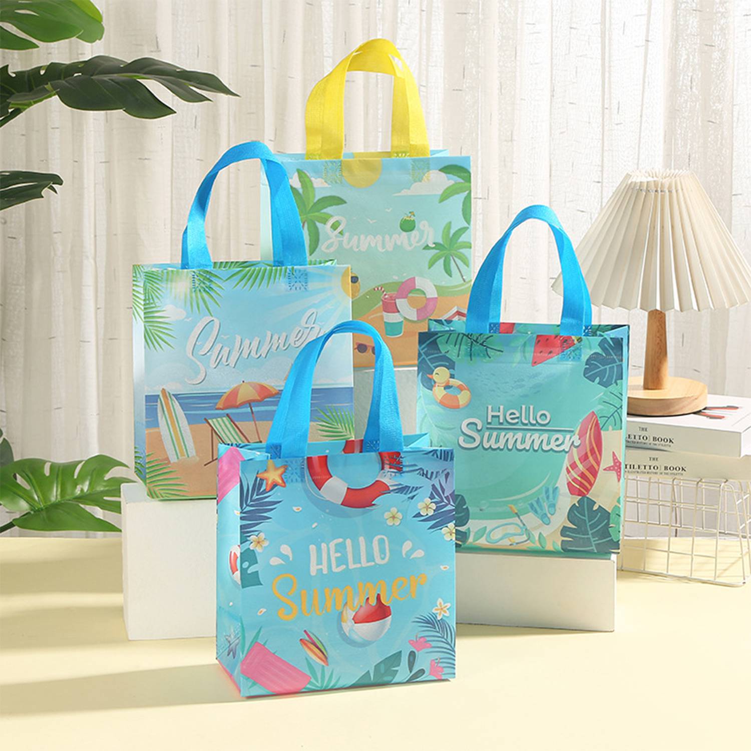 Non-Woven Beach Printed Shopping Handbag 8