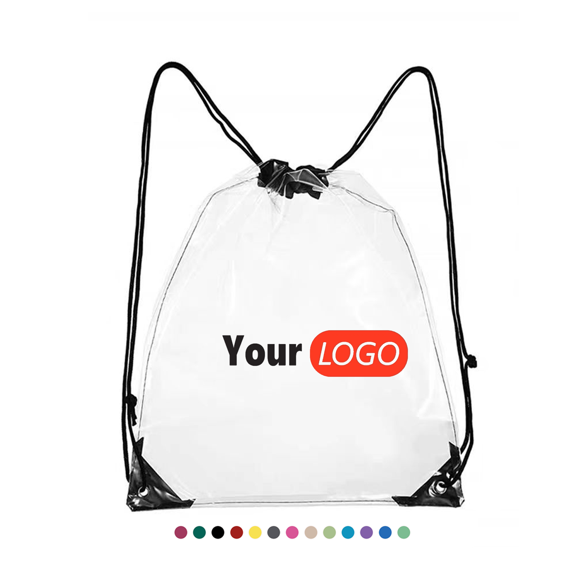 Easy Check Clear Drawstring Bag 2
