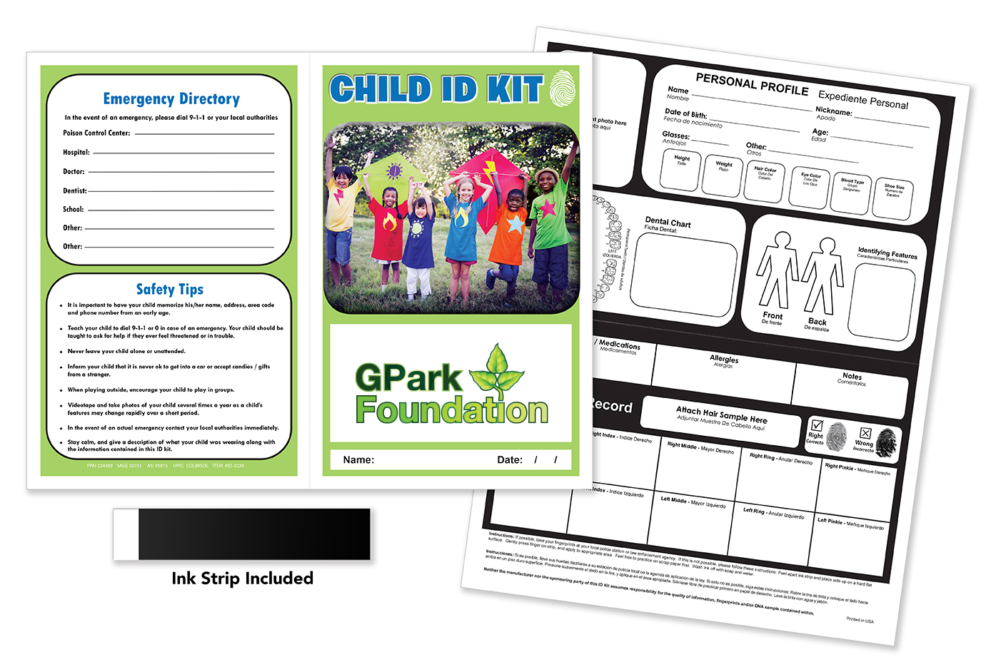 Child ID Safety Kit 20