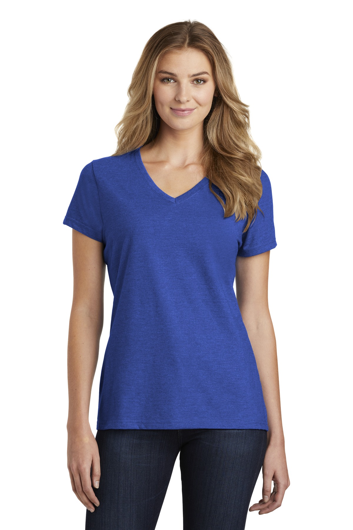 Port & Company® Women's Fan Favorite Blend V-Neck Tee 15