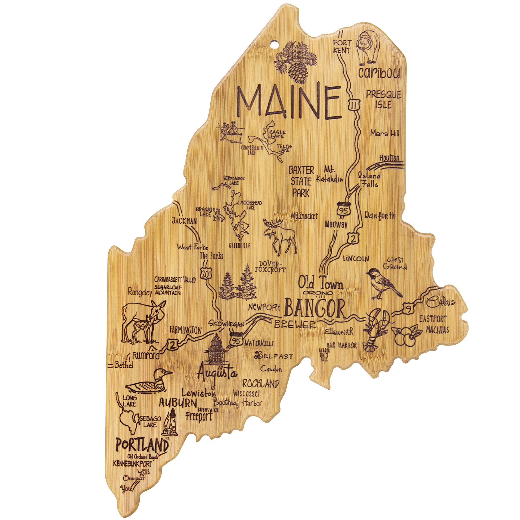 Destination Maine Cutting & Serving Board 5