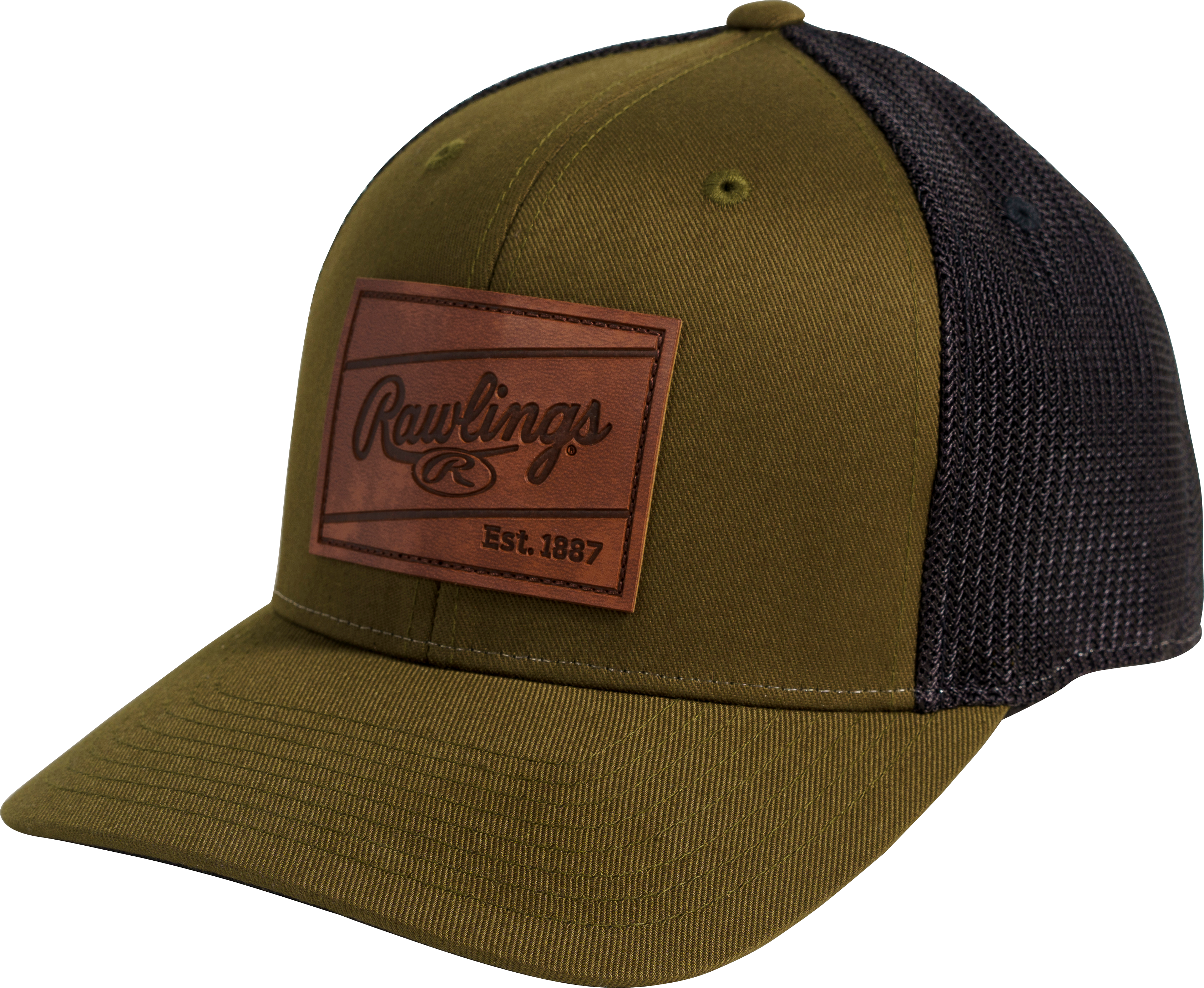Rawlings Leather Patch Hat 4