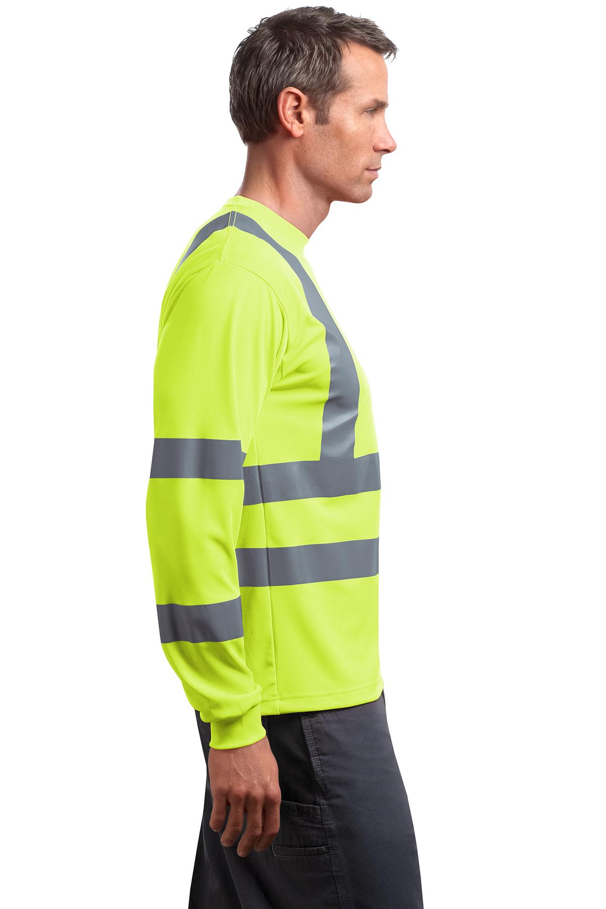 CornerStone - ANSI 107 Class 3 Long Sleeve Snag-Resistant Reflective T-Shirt. CS409 6