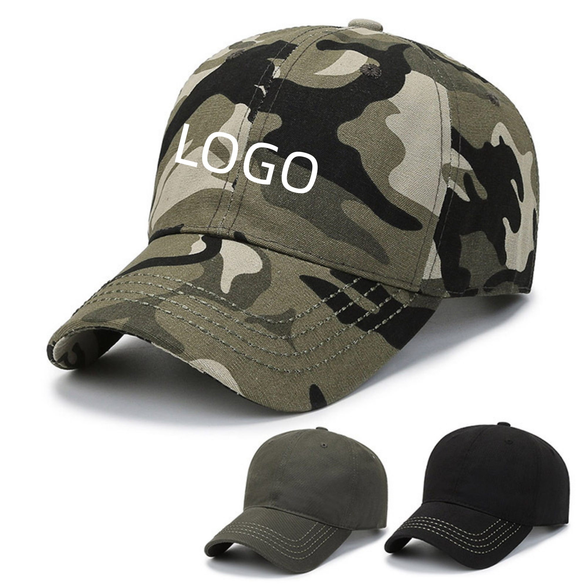 Cotton Camo Baseball Headwear 3