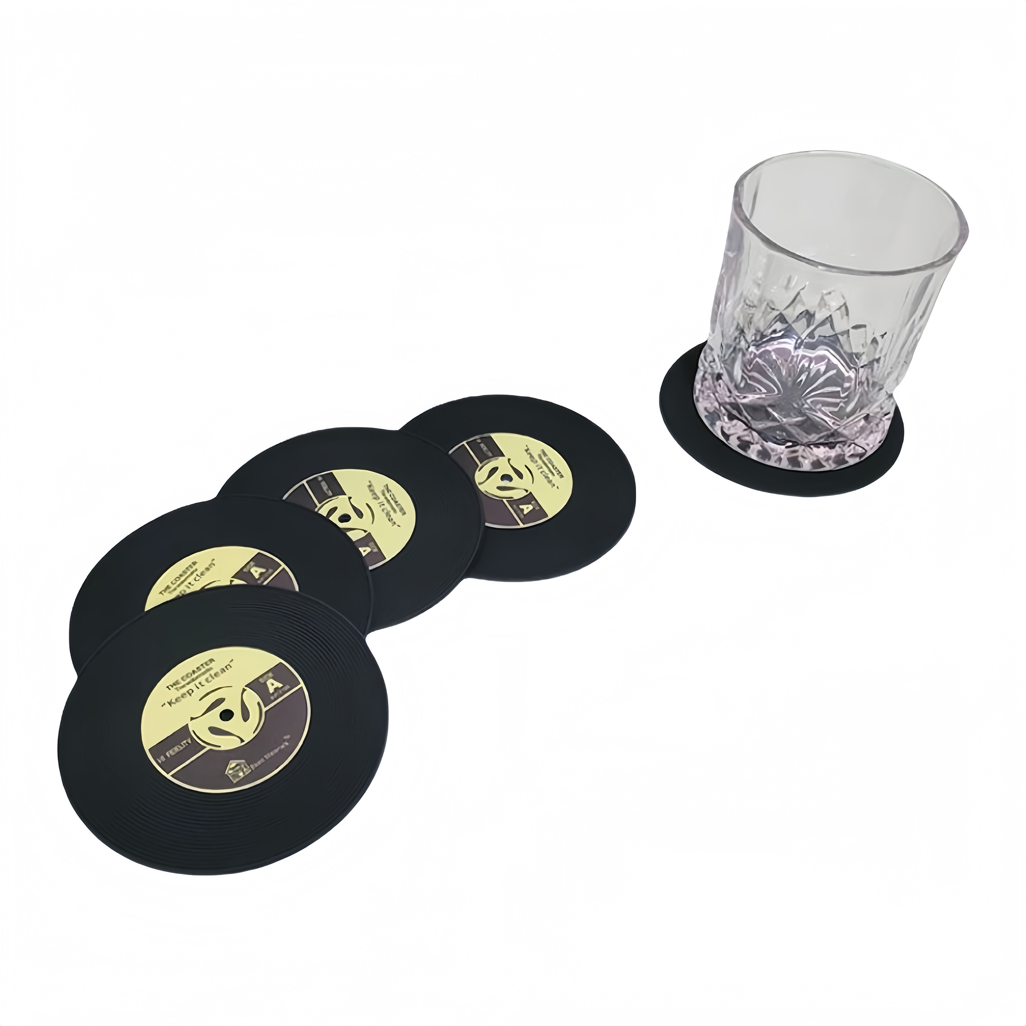 Record Coasters for Drinks 2