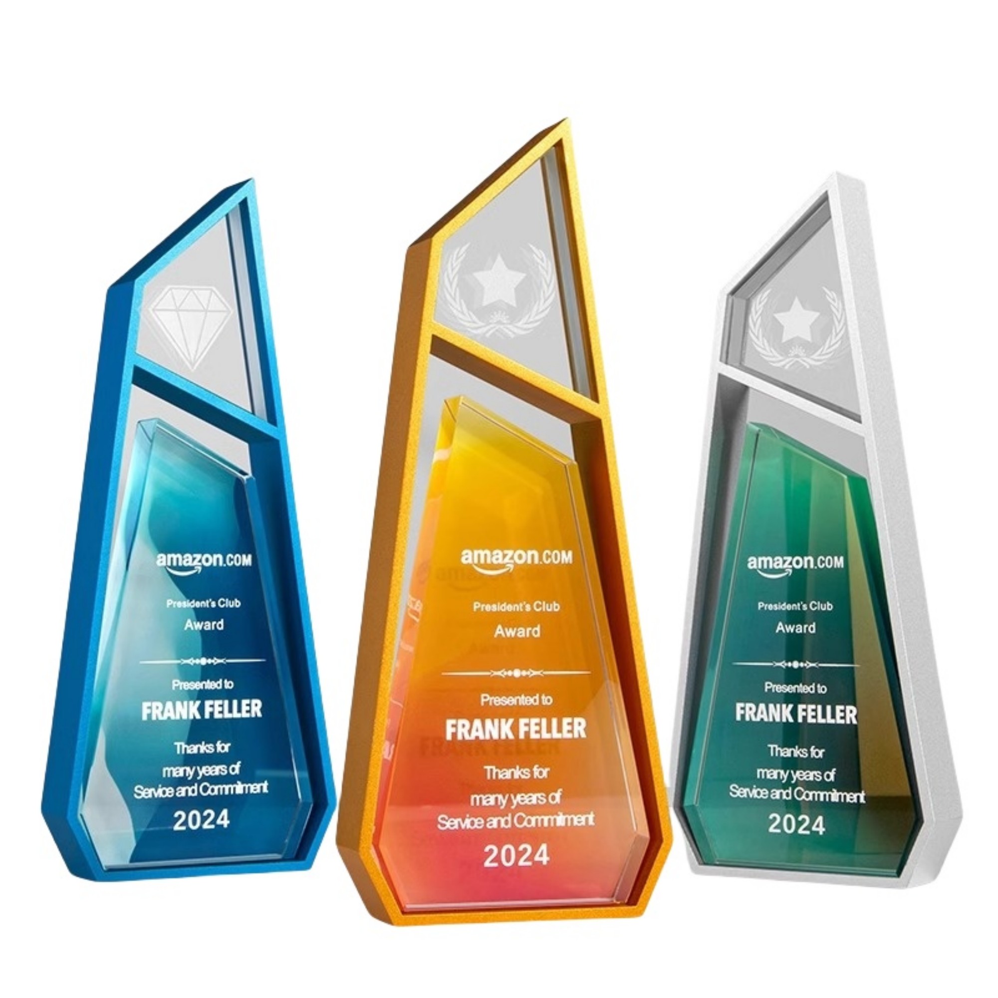 Colorful Creative Crystal Award Trophy