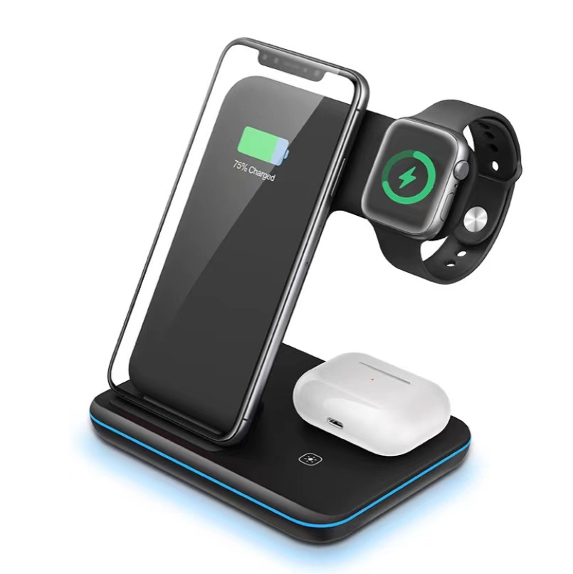 3 in 1 15W Fast Wireless Charger Station 2
