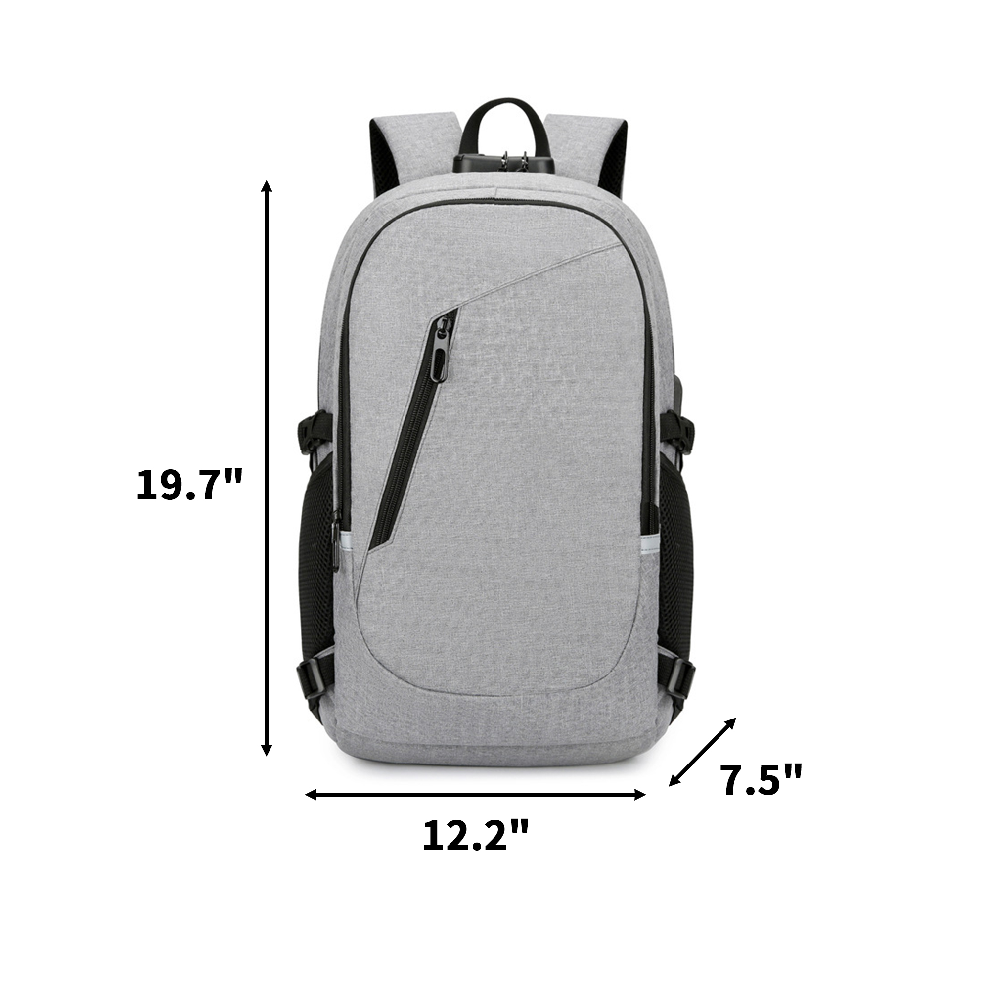 Anti Theft Laptop Backpack With Usb Port 3