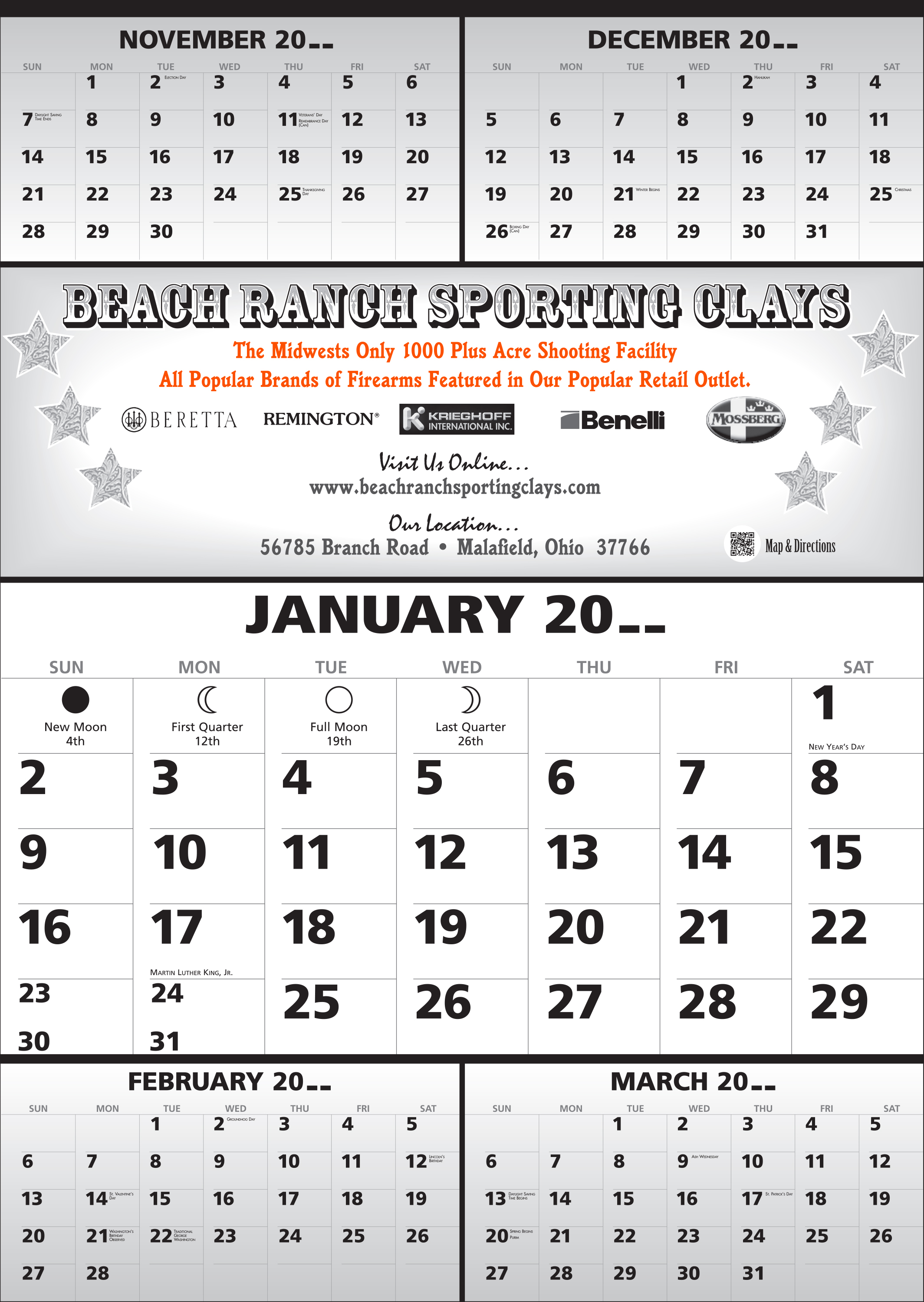 Style 175 Large 12-Sheet Calendar 1