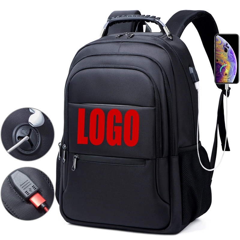 Customized Business Travel Backpacks With USB Port 18