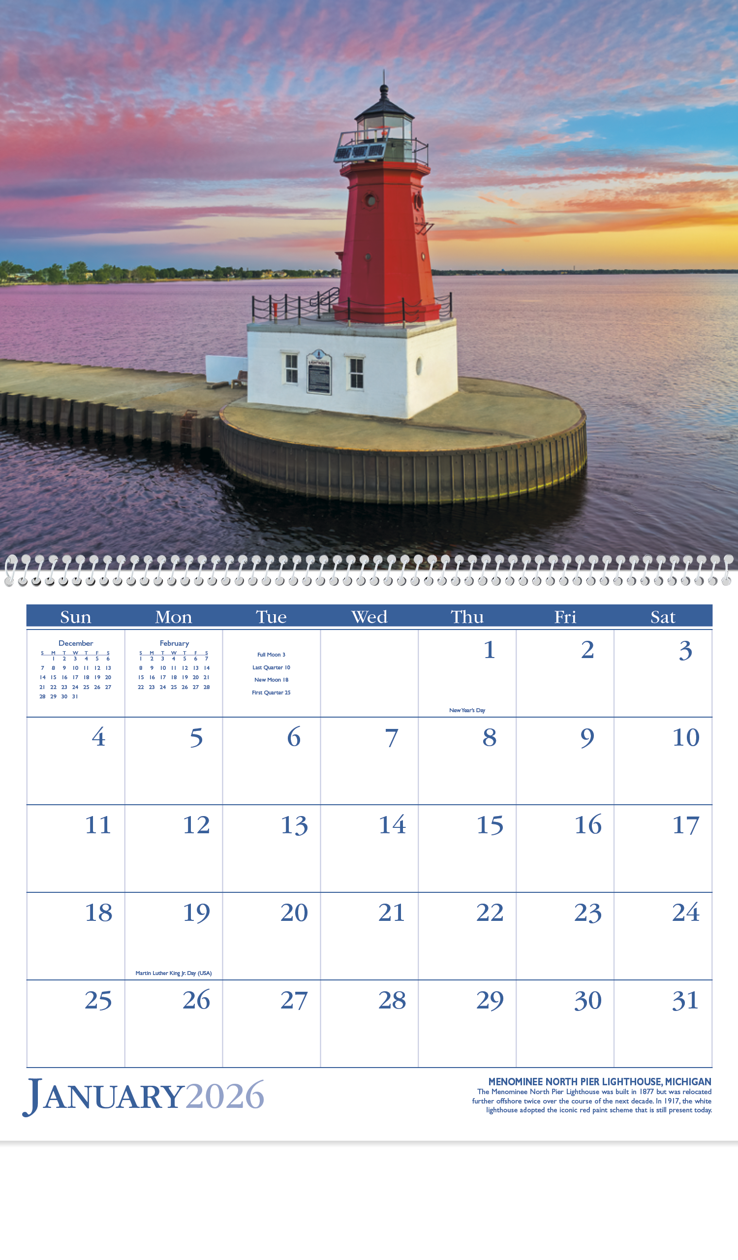 Triumph® Calendars Lighthouses Calendar 37