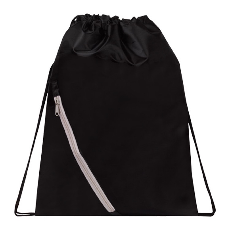 Zip Line Drawstring Backpack 3