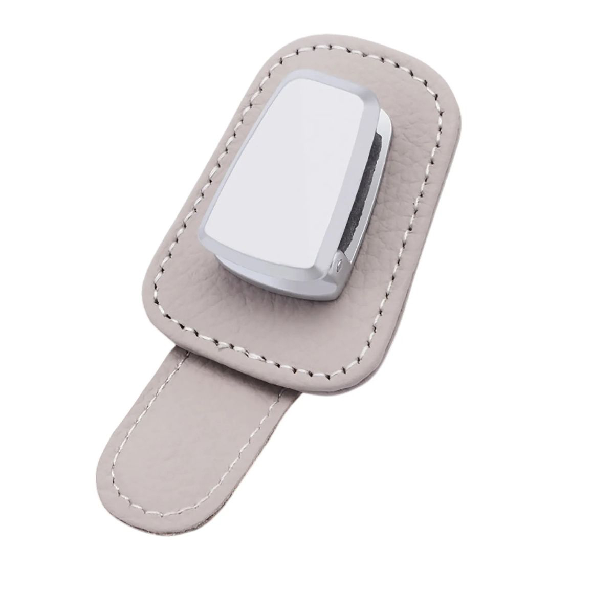 Compact Leather Glasses Mount for Car Visor 4