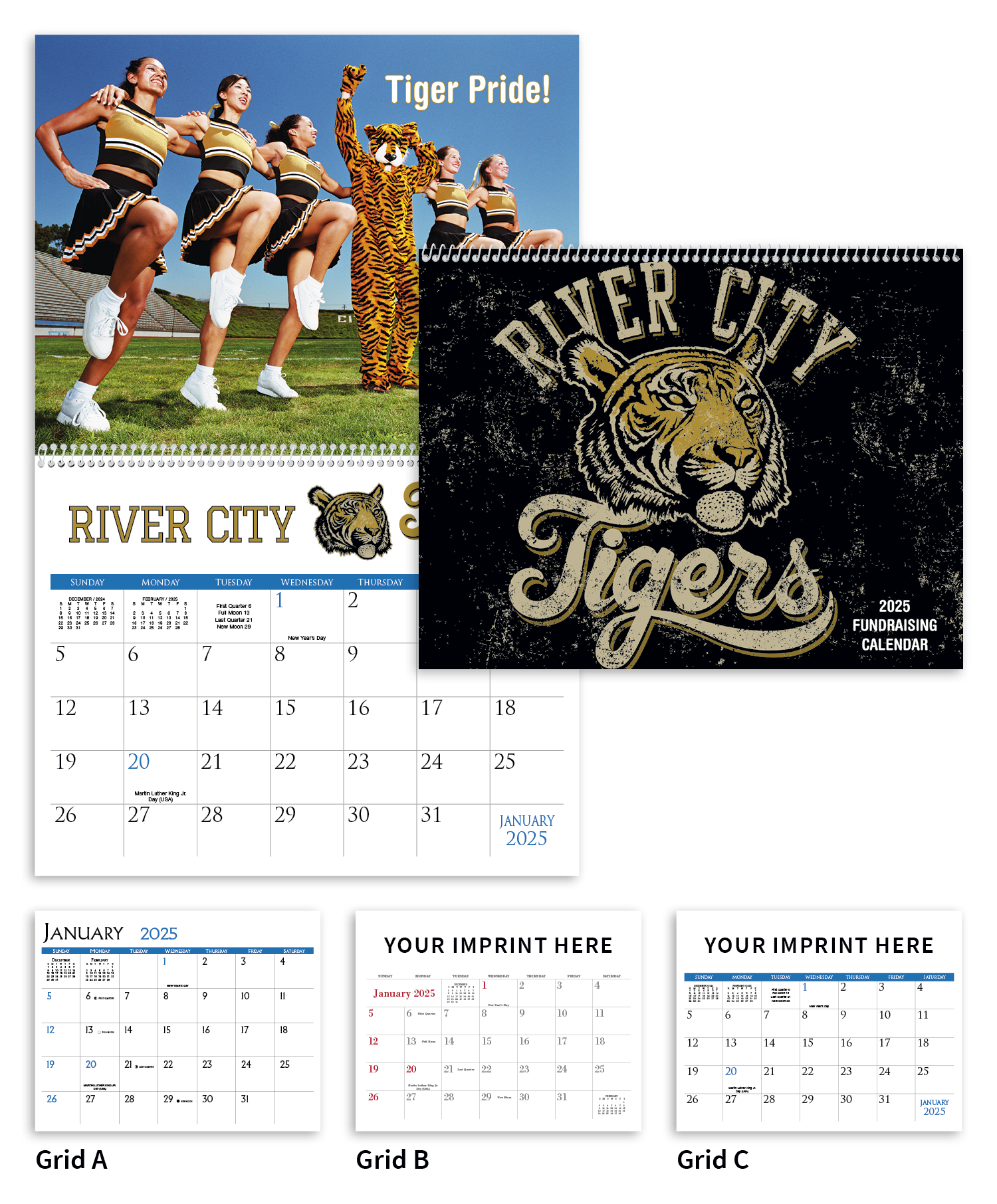 Triumph® Calendars Small Quantity Custom - Spiral Calendar 26