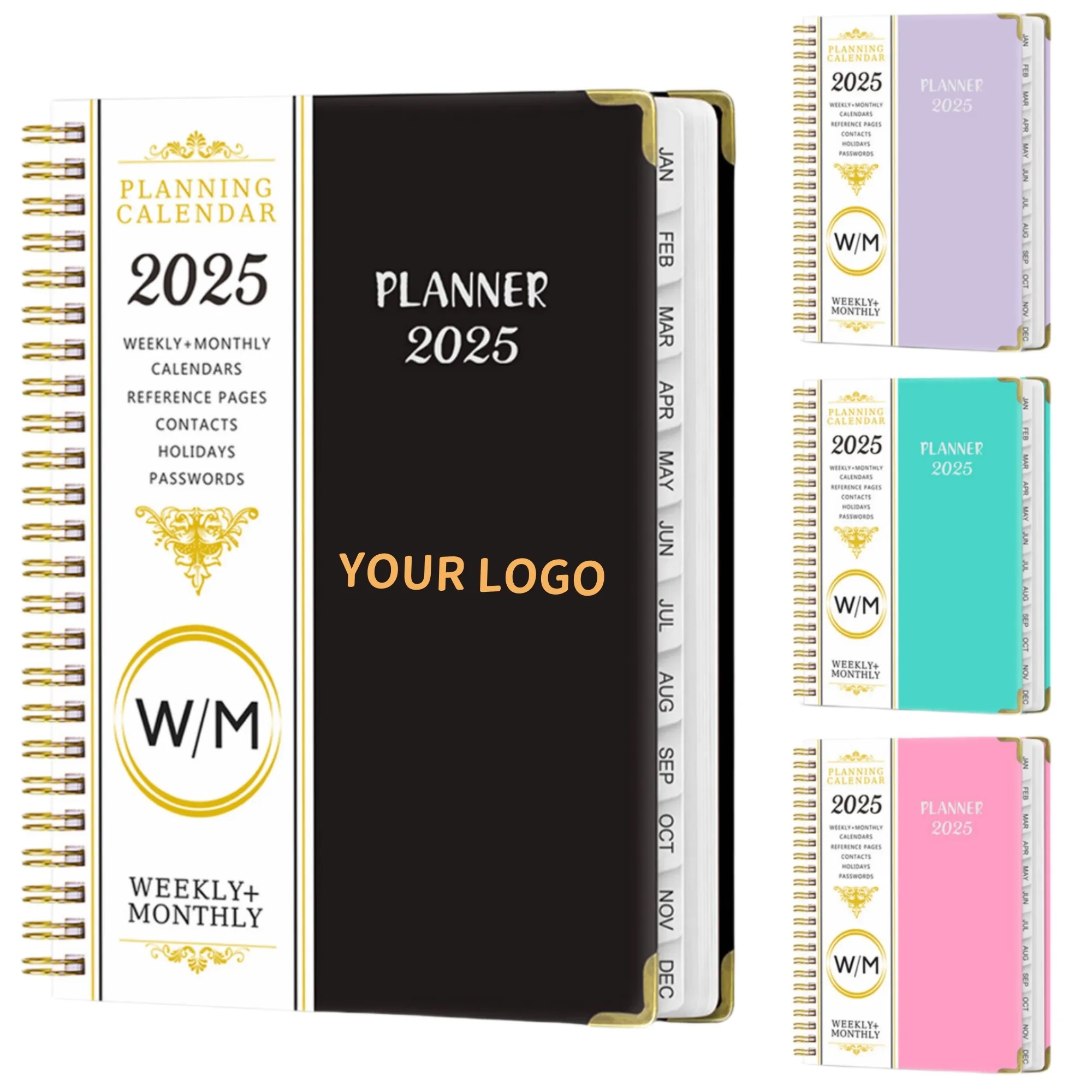 A5 2025 Weekly and Monthly Planner Calendar 3