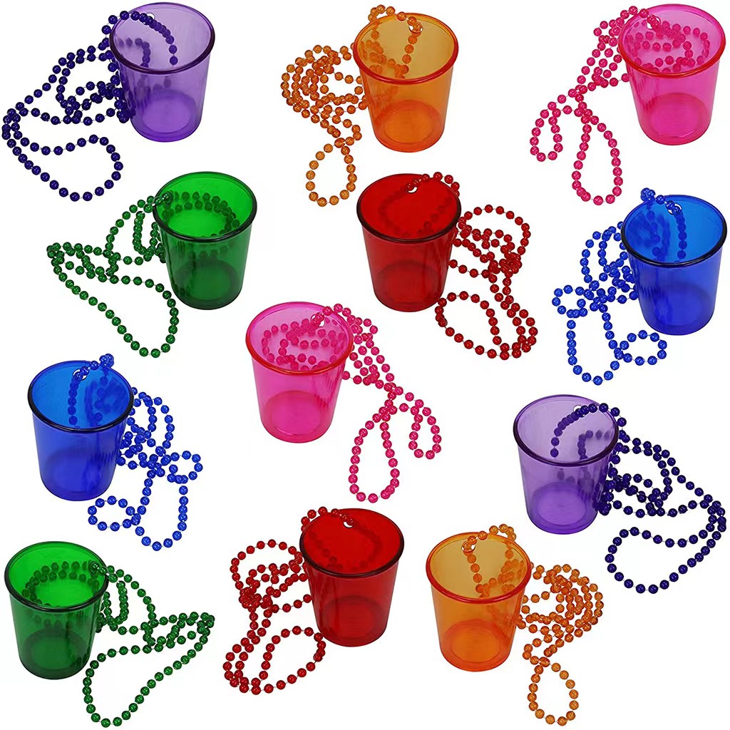 Plastic Customizable Shot Glass Necklace 3