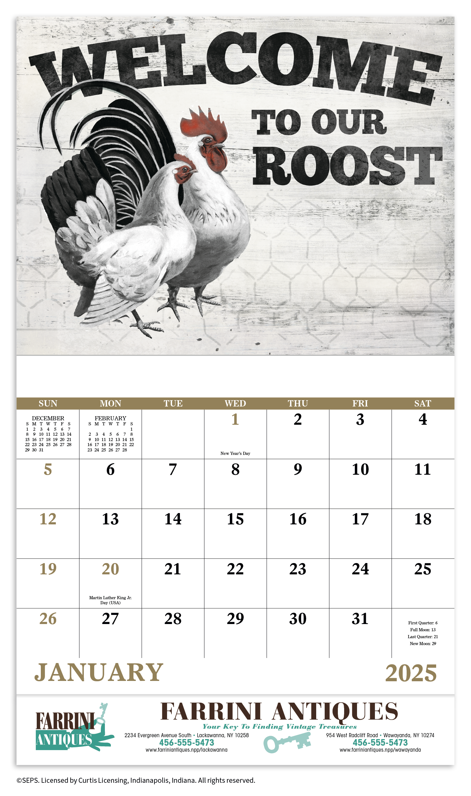 Good Value™ Country Days - Stapled Calendar 7