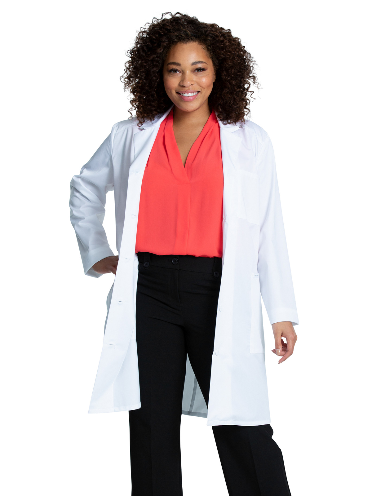 Cherokee - Project Lab - Women's Three-Pocket 37" Full-Length Lab Coat