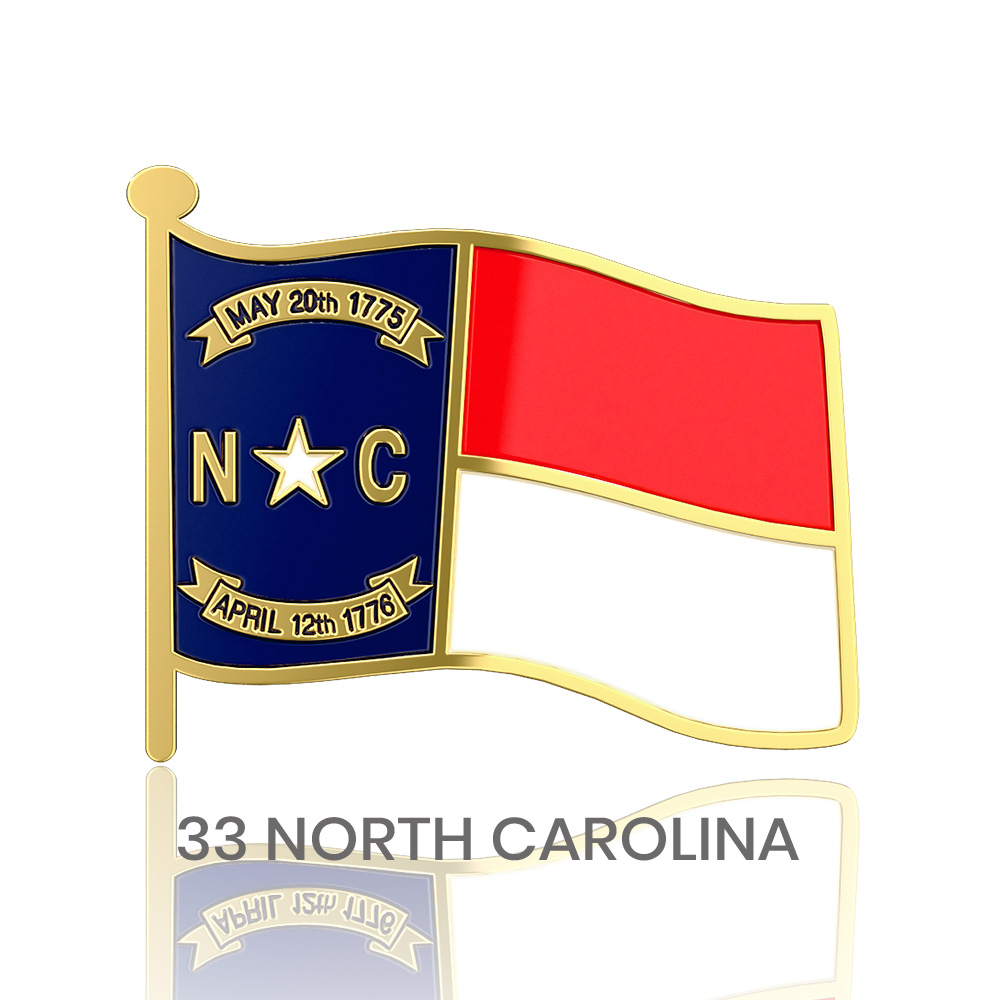 1" Stock Flag Pins 7