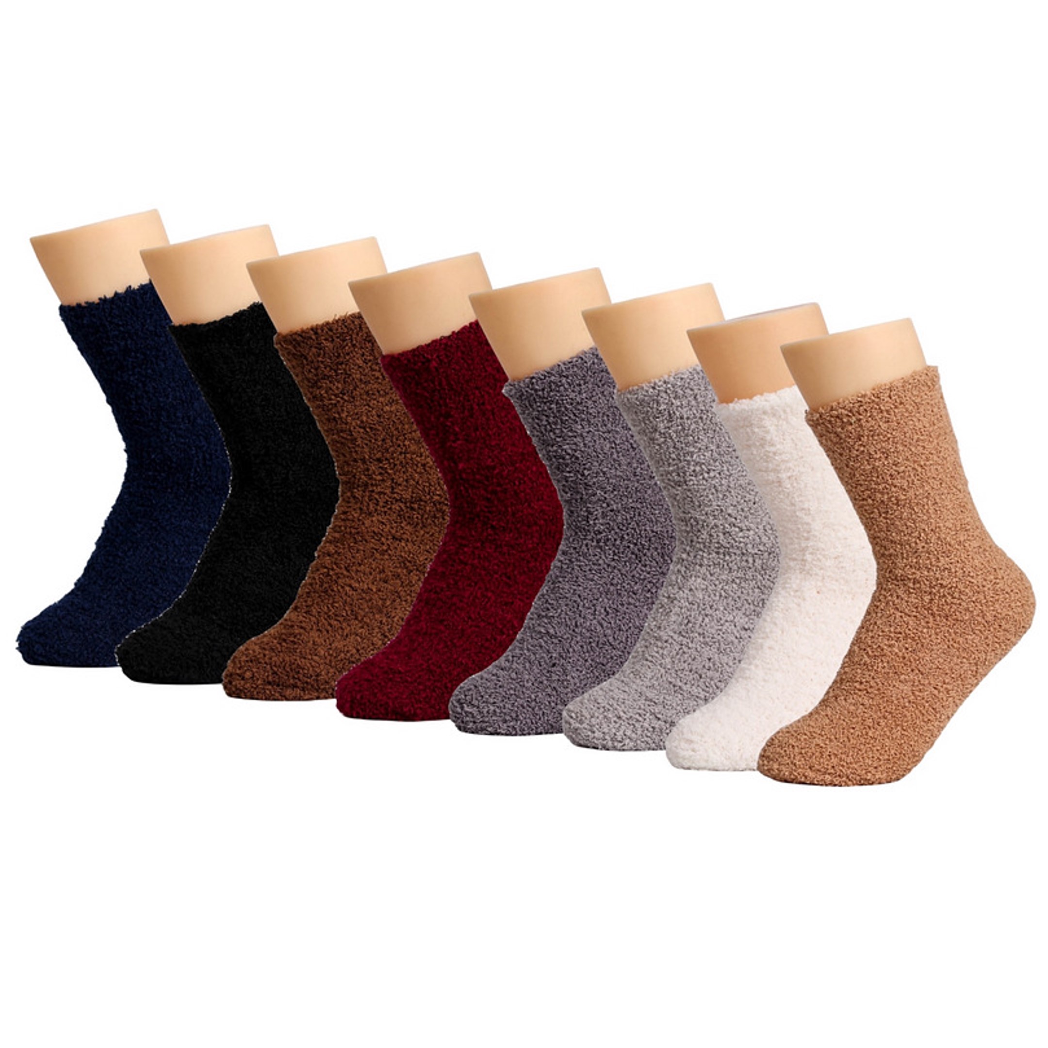 SOFT FUZZY SOCKS WITH FULL COLOR PATCH 13