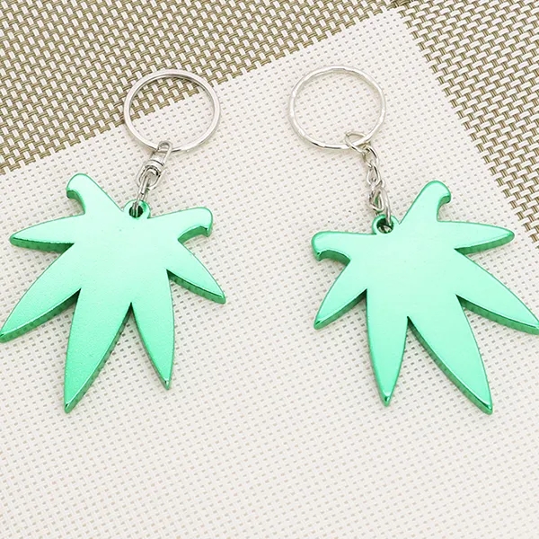 Cannabis Leaf  Bottle Opener Keychains 5
