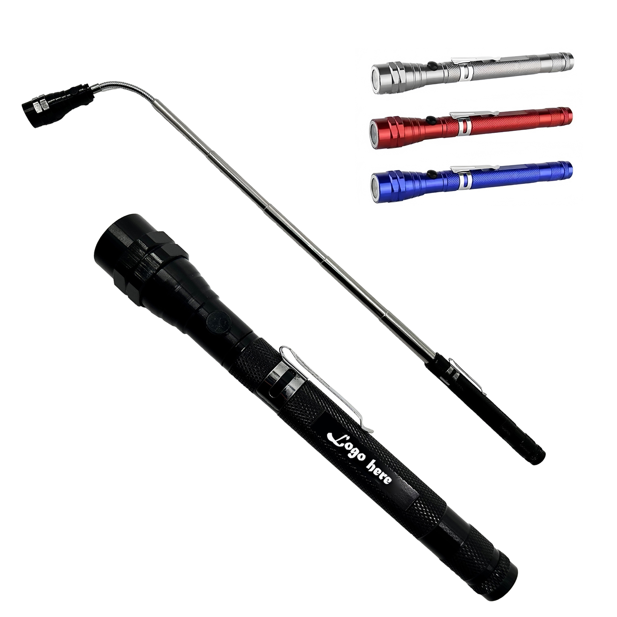 Retractable Magnetic LED Flashlight 1