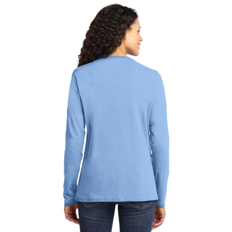 Port & Company Women's Long Sleeve Core Cotton Tee. 30