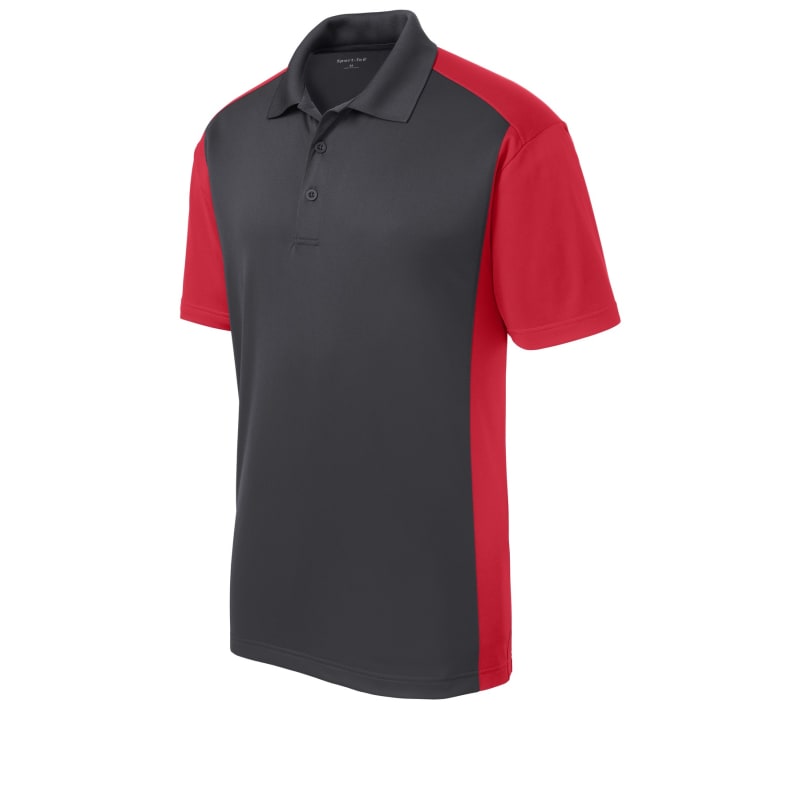 Sport-Tek Colorblock Micropique Sport-Wick Polo. 11