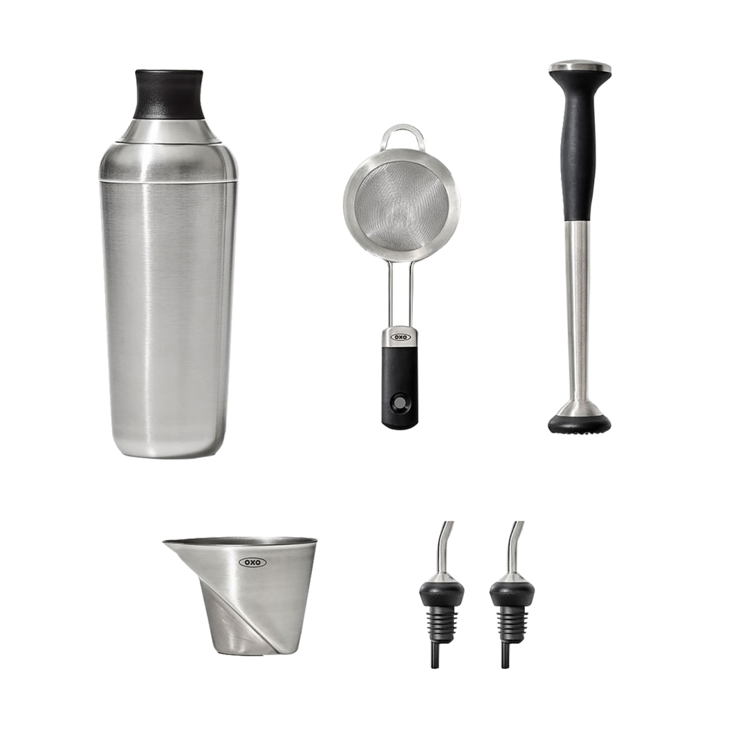 OXO Steel 6-piece Barware Set 13