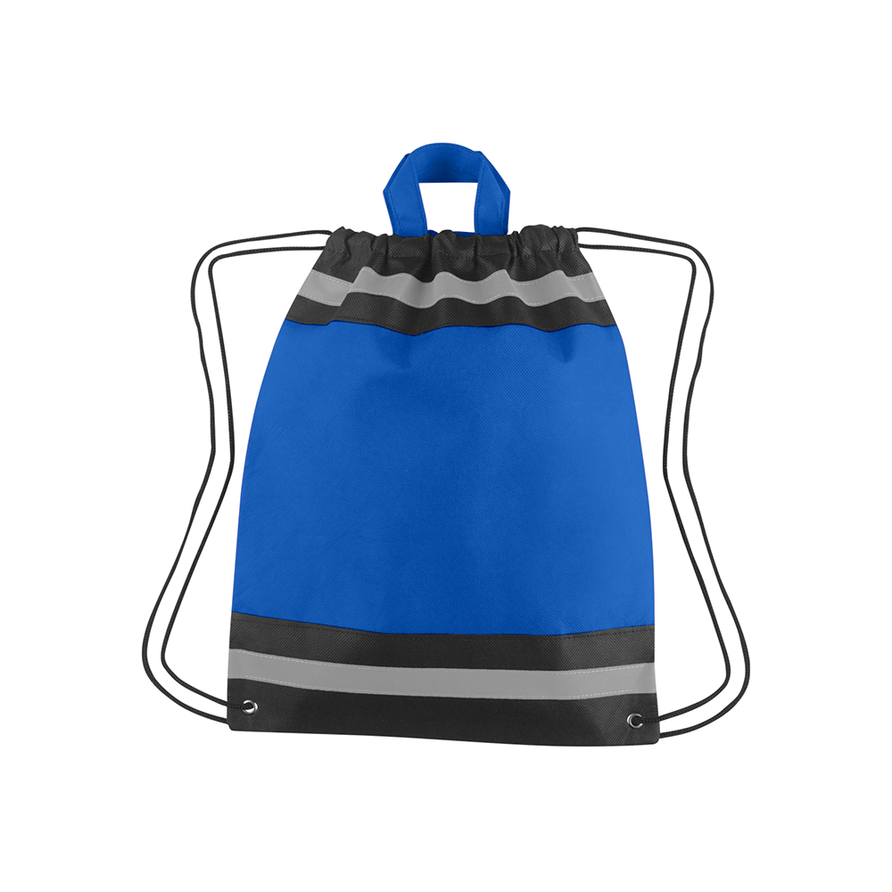 Horizon Reflective Drawstring Backpack Tote 3