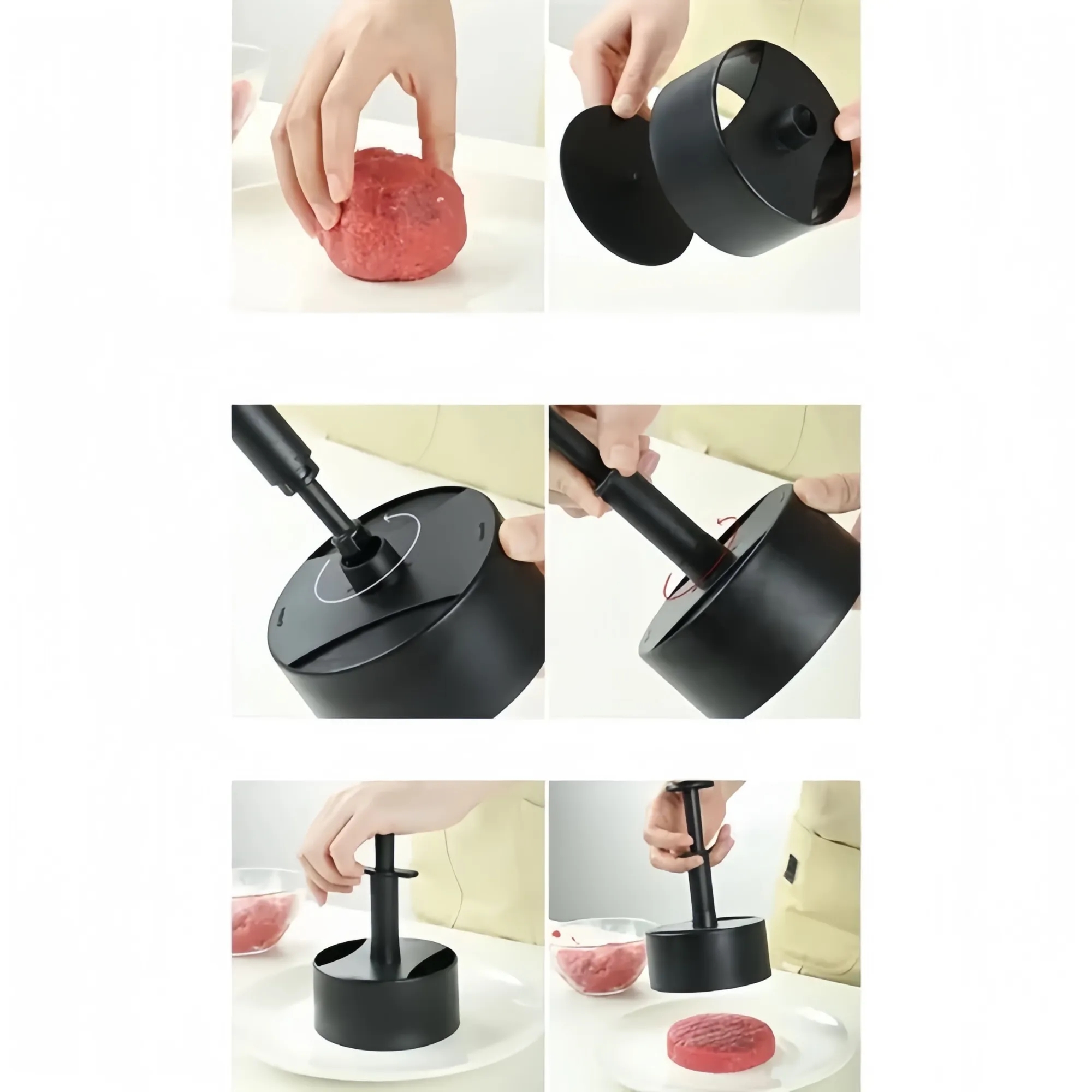Manual Non-Stick Meat Press for Kitchen 3