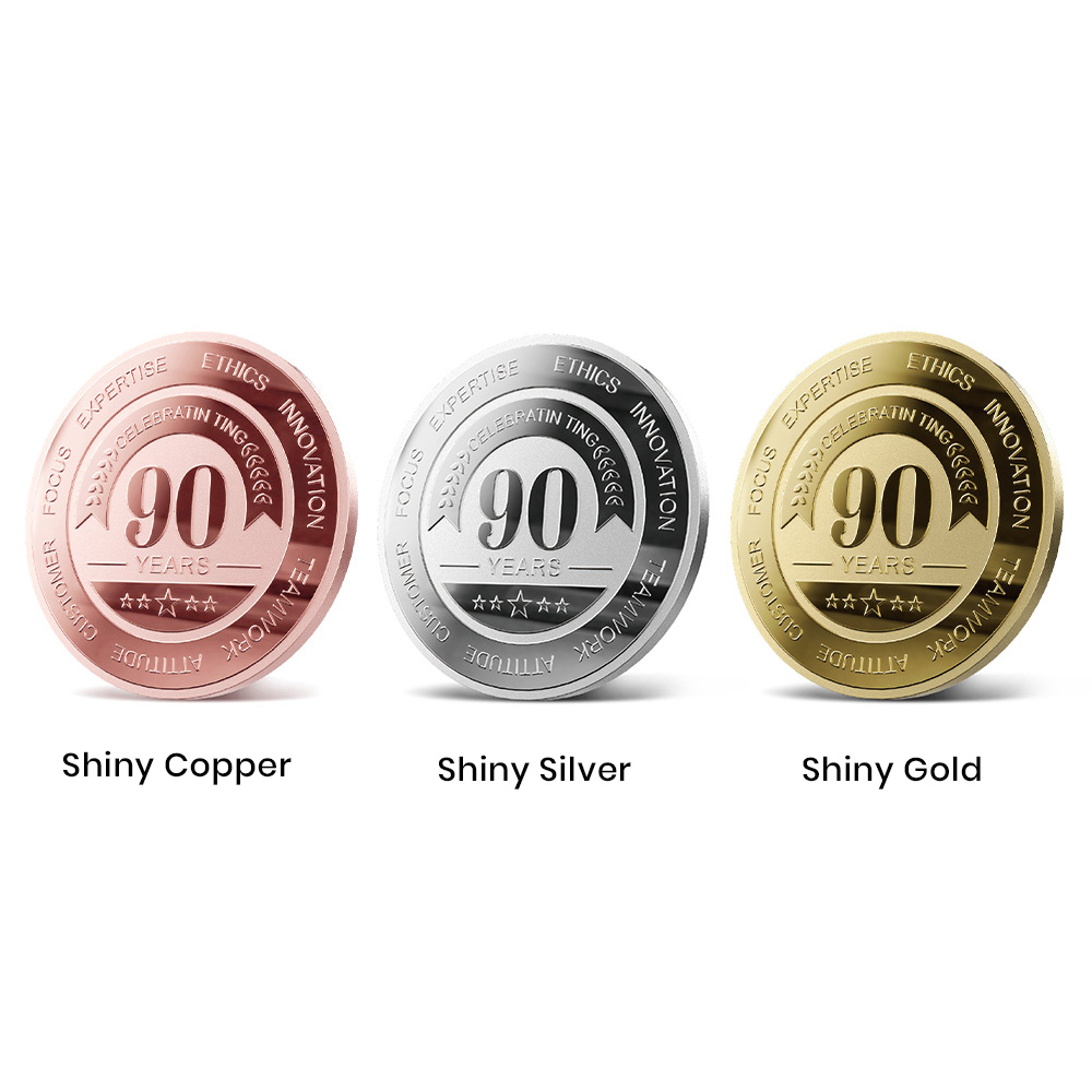 Custom 2D Die Struck Mint Coins 2.25" 9