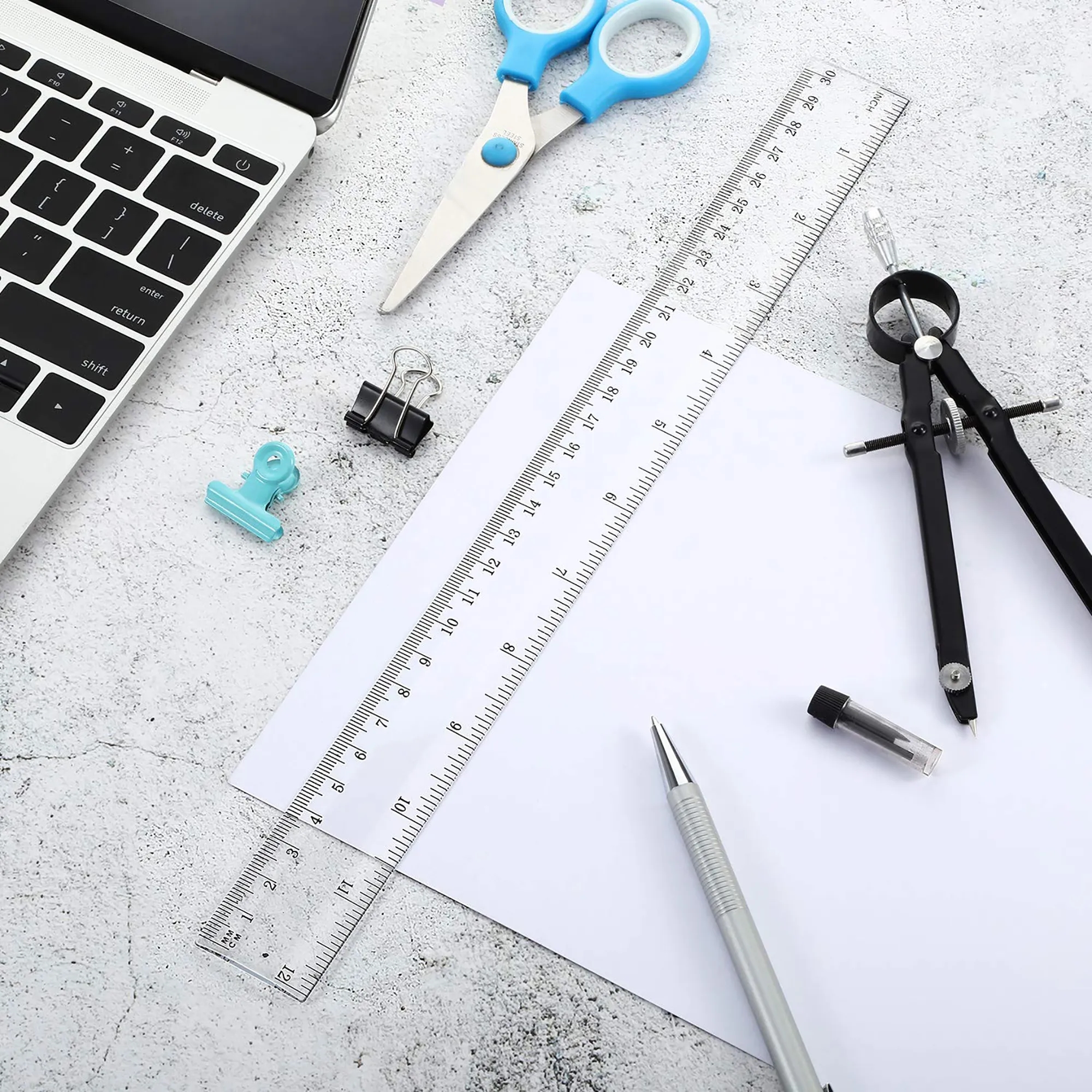12 Inch Student Straight Ruler 6