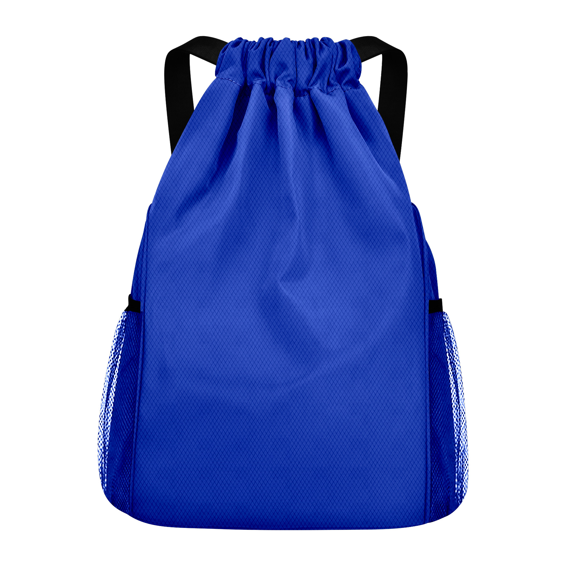 Drawstring Waterproof Backpack With Bunched Pockets & Wide Shoulder Straps 6