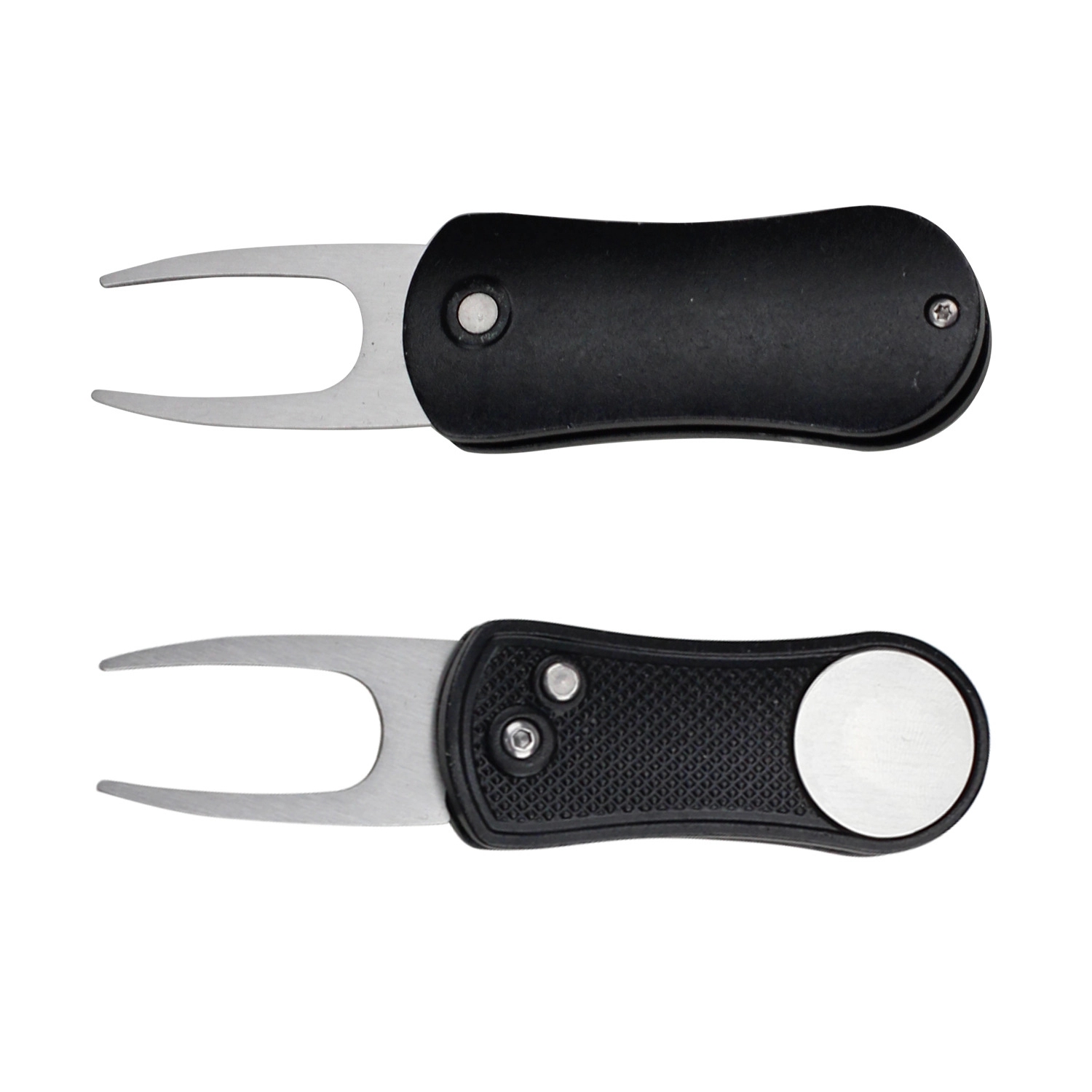 Foldable Golf DivotRepair Tool with Magnetic Ball Marker 9