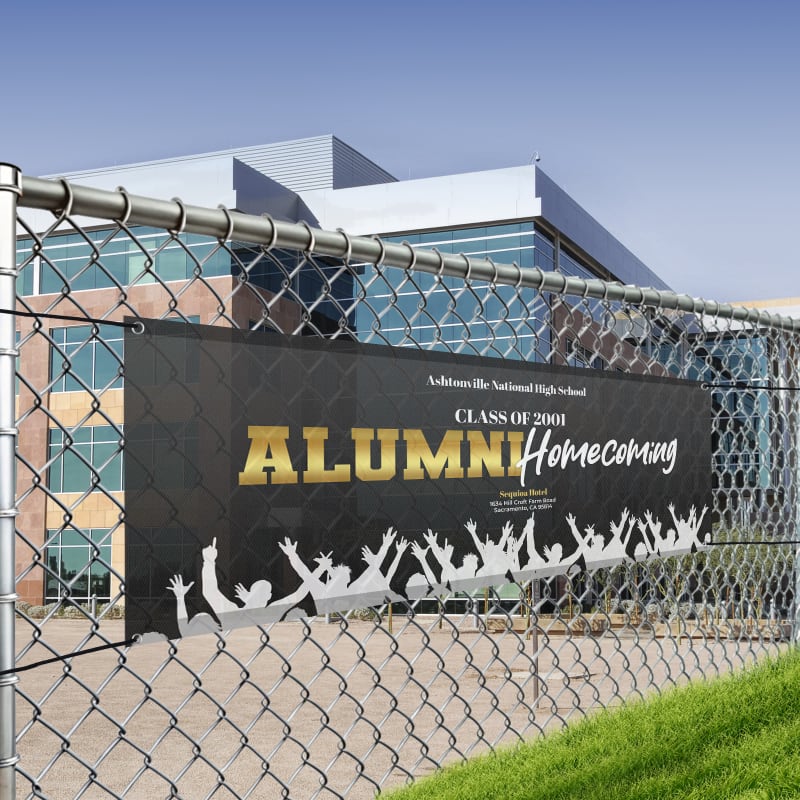 Custom 3' X 8' Mesh Banners 2