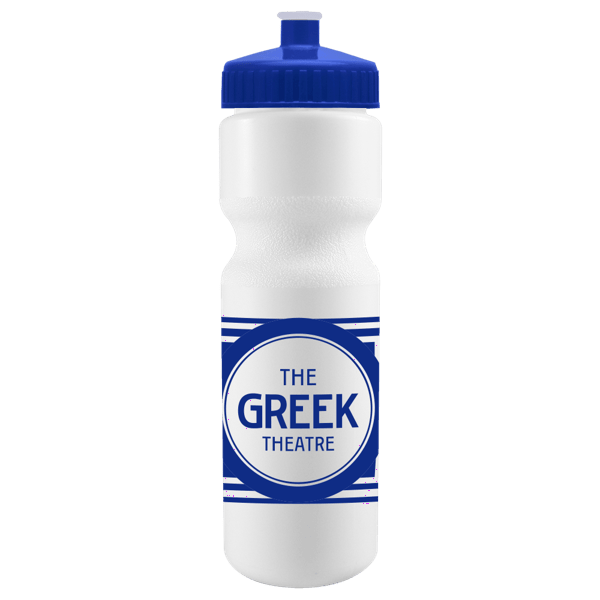 Cyclo-Cross 28oz Bike Bottle - White w/Push-Pull Lid 59