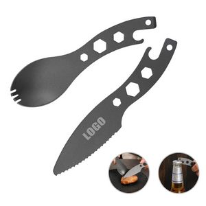 Multifunctional Knife And Spoon Set With Stainless Steel Design 5