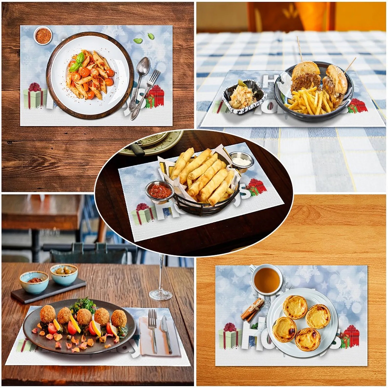 PVC Woven Placemat with Logo 4