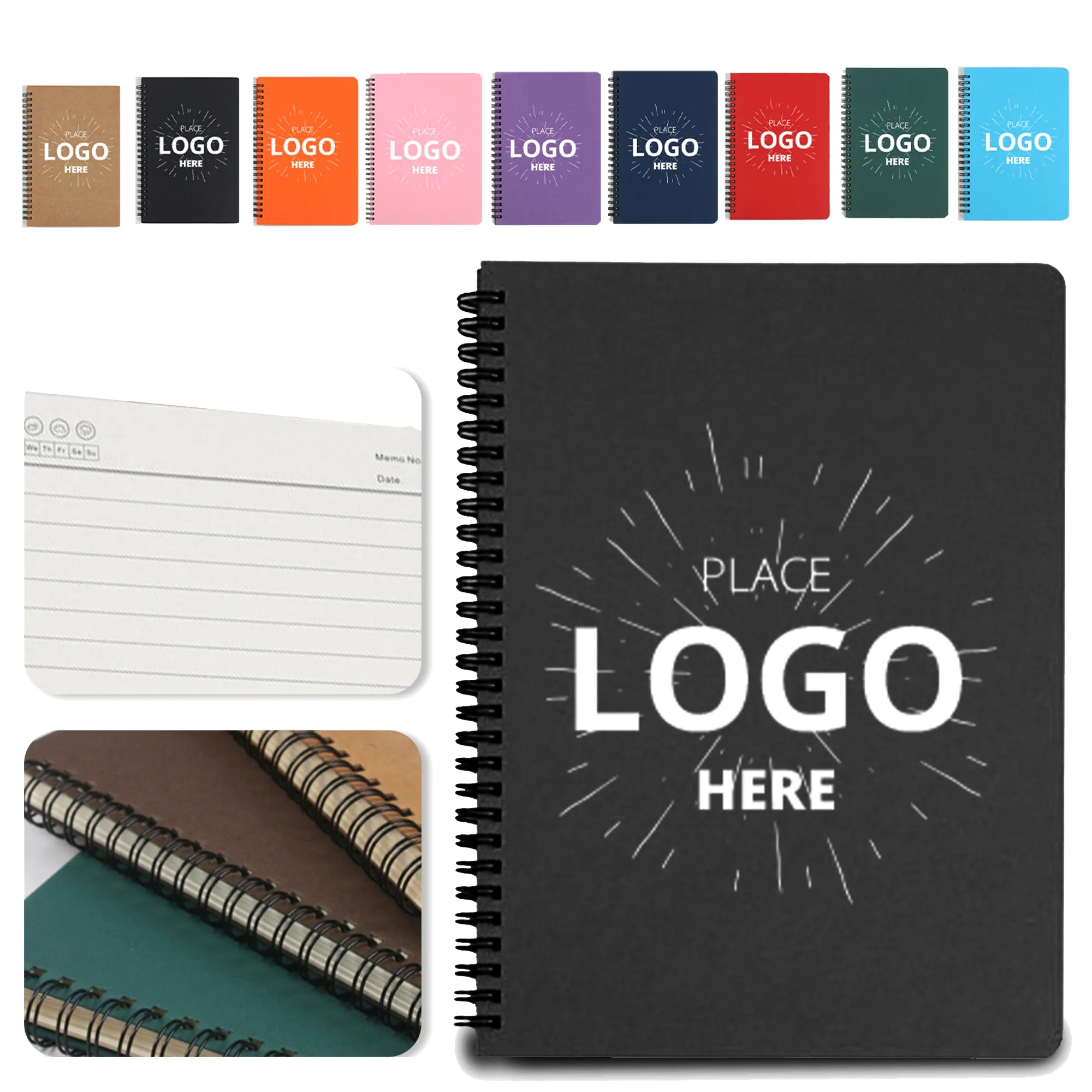 A5 Kraft Cover Spiral Notebook 3