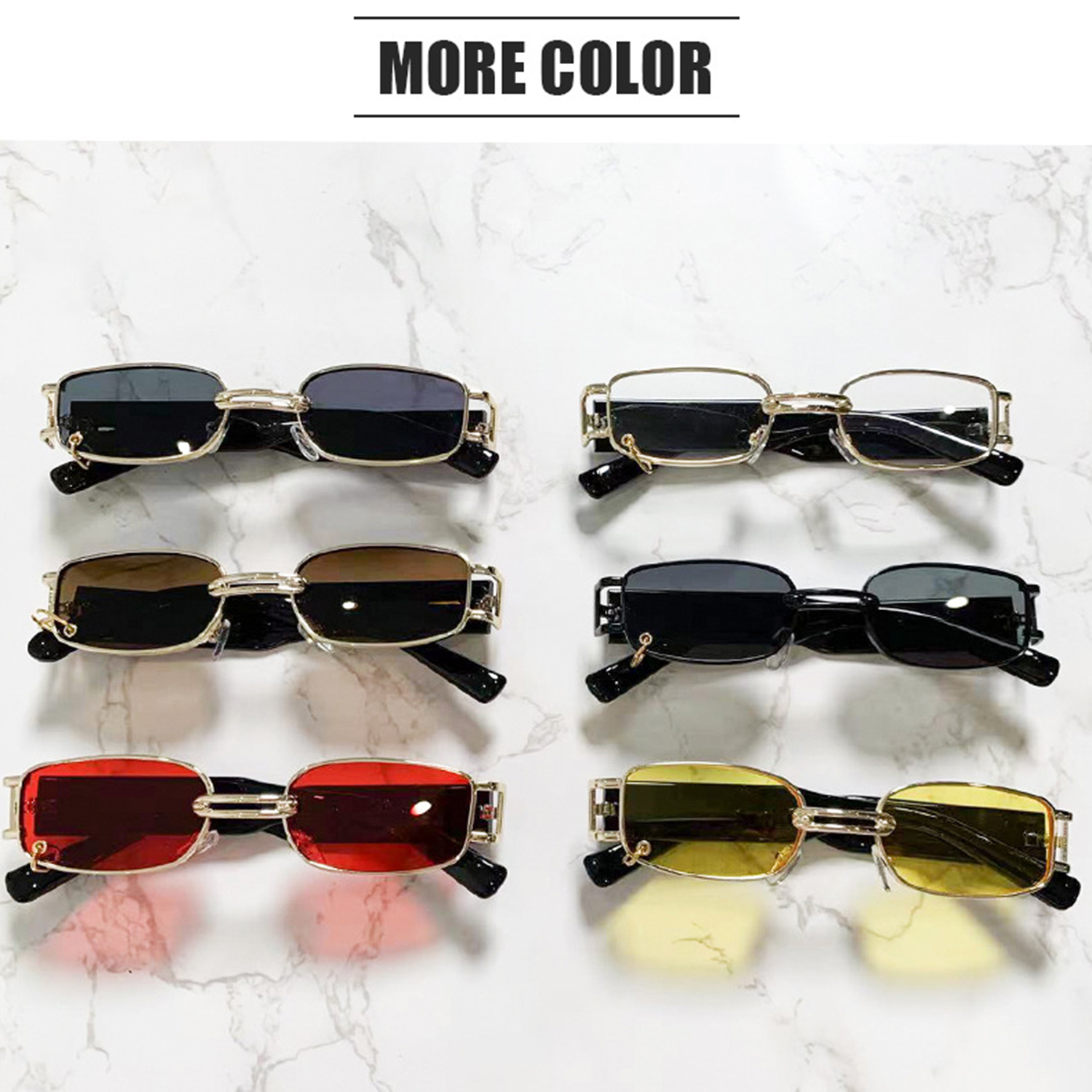 Vintage Square Sunglasses 5