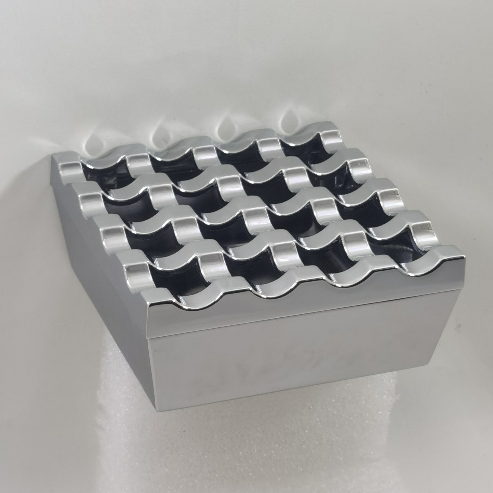 Square Metal Ashtray 6