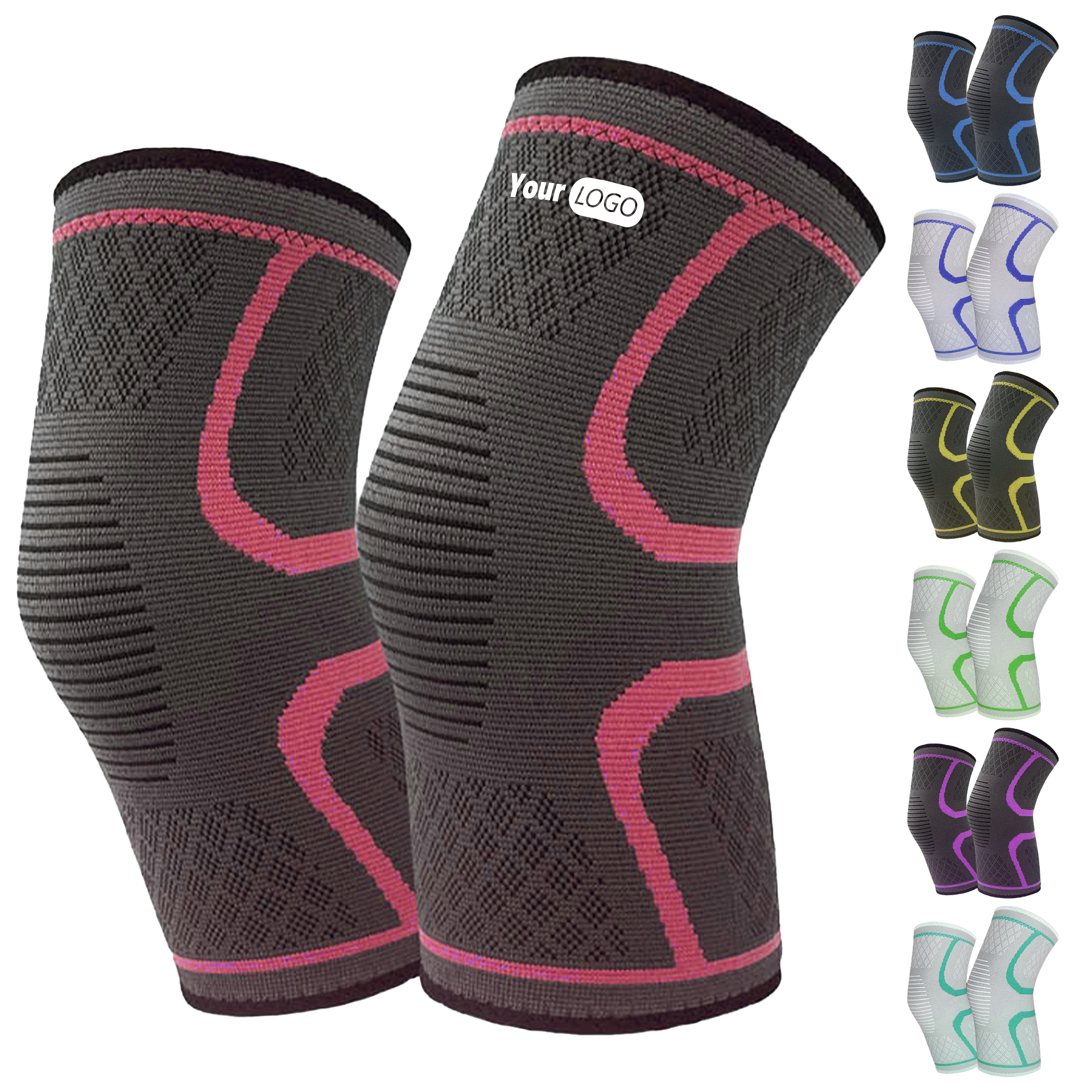 Nylon Knee Support ?C Elastic Fit For Fitness & Sports 1