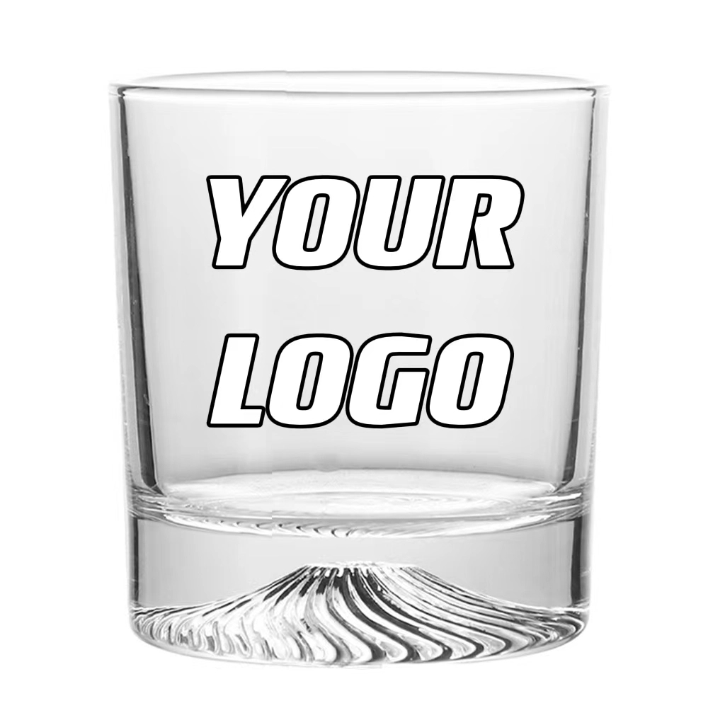 8.8 oz Unique Bottom Design Wine Glass Whiskey Cups 4